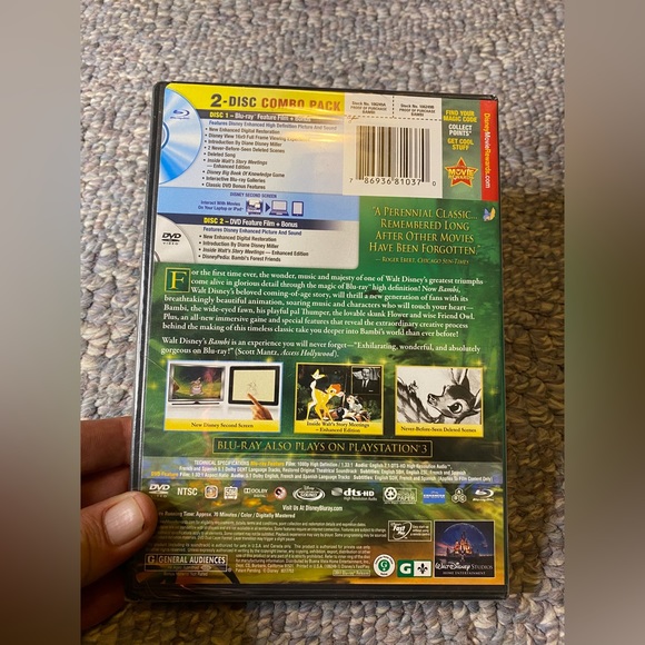 Bambi (Two-Disc Diamond Edition Blu-ray/DVD Combo in DVD Packaging) - Picture 2 of 4